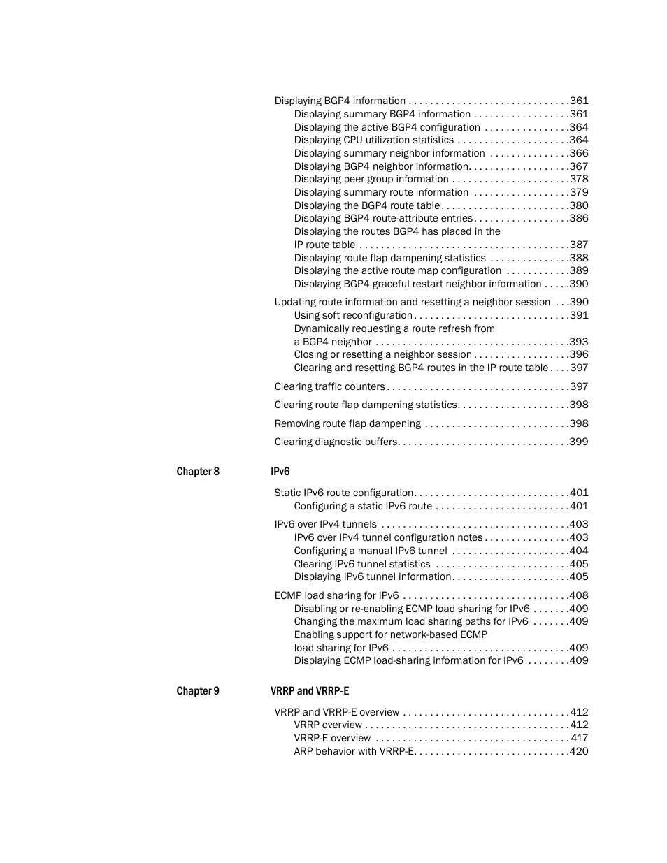 Brocade Communications Systems Layer 3 Routing Configuration ICX 6650 User Manual | Page 10 / 494