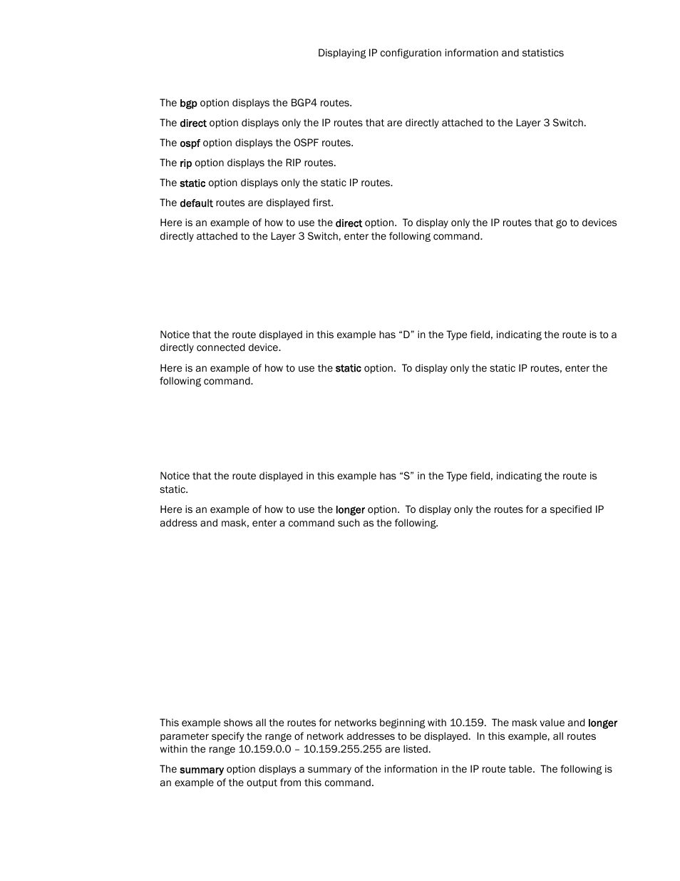 Brocade Communications Systems Layer 3 Routing Configuration ICX 6650 User Manual | Page 141 / 494