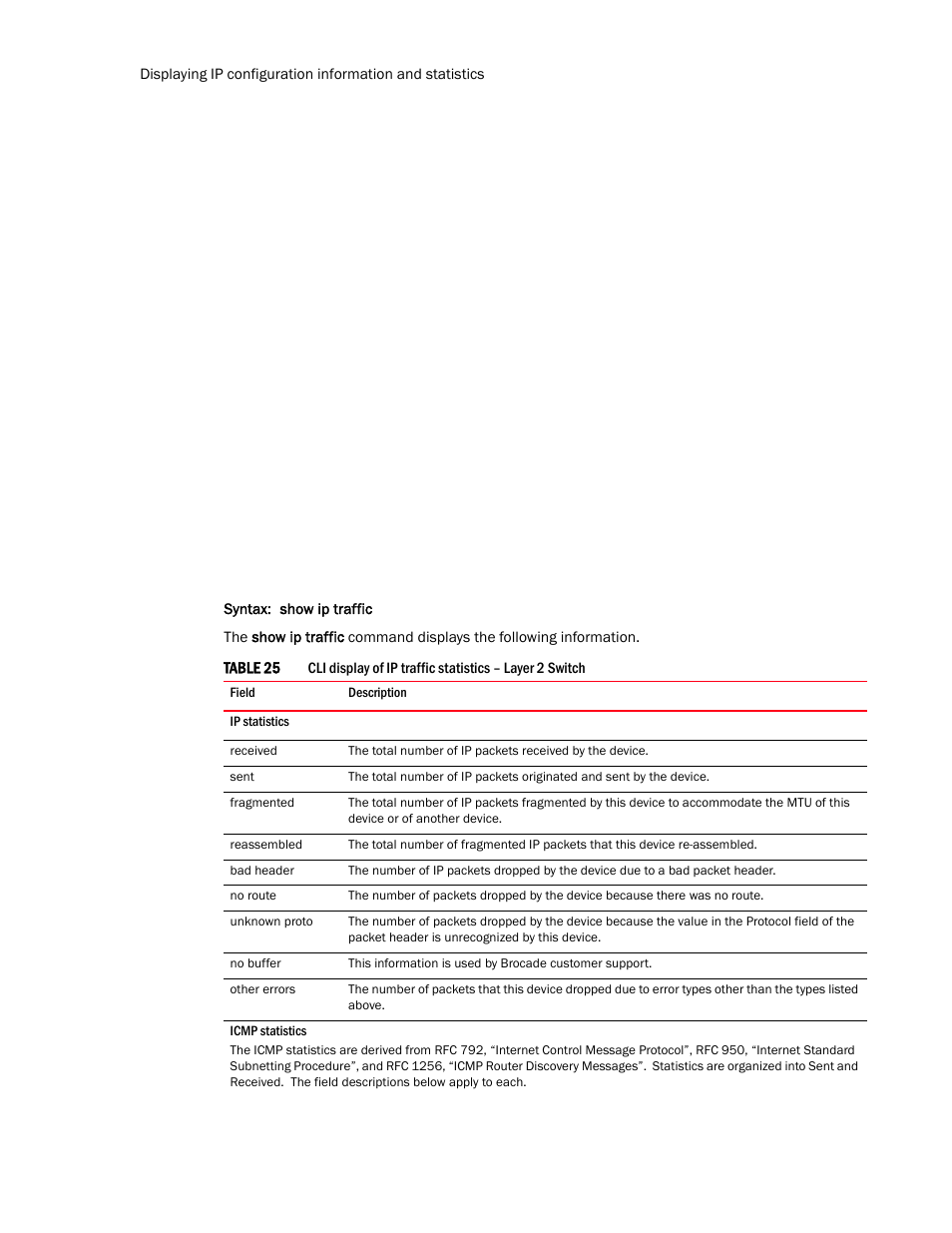 Brocade Communications Systems Layer 3 Routing Configuration ICX 6650 User Manual | Page 148 / 494