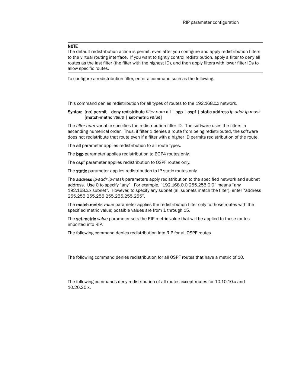 Brocade Communications Systems Layer 3 Routing Configuration ICX 6650 User Manual | Page 165 / 494