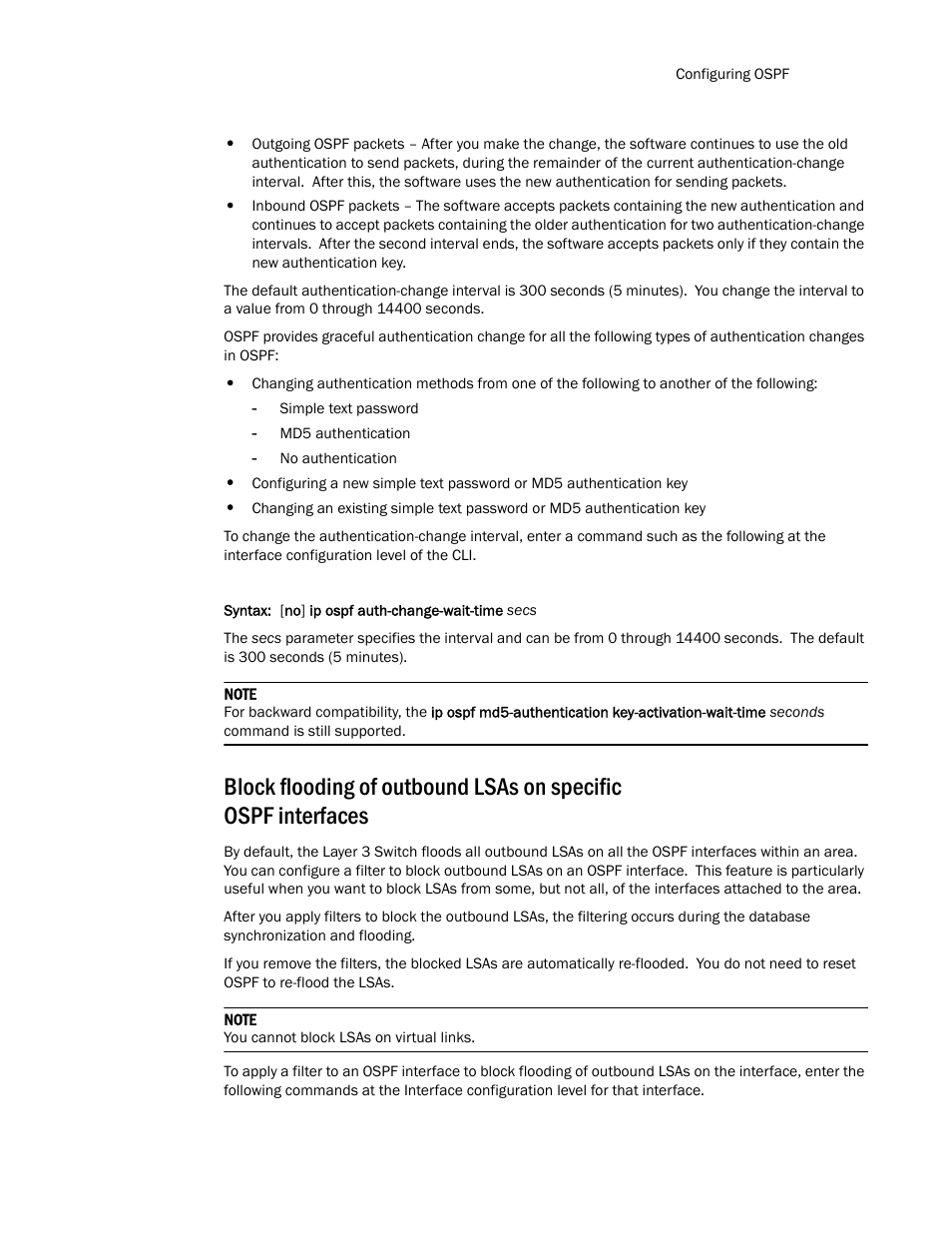 Brocade Communications Systems Layer 3 Routing Configuration ICX 6650 User Manual | Page 205 / 494