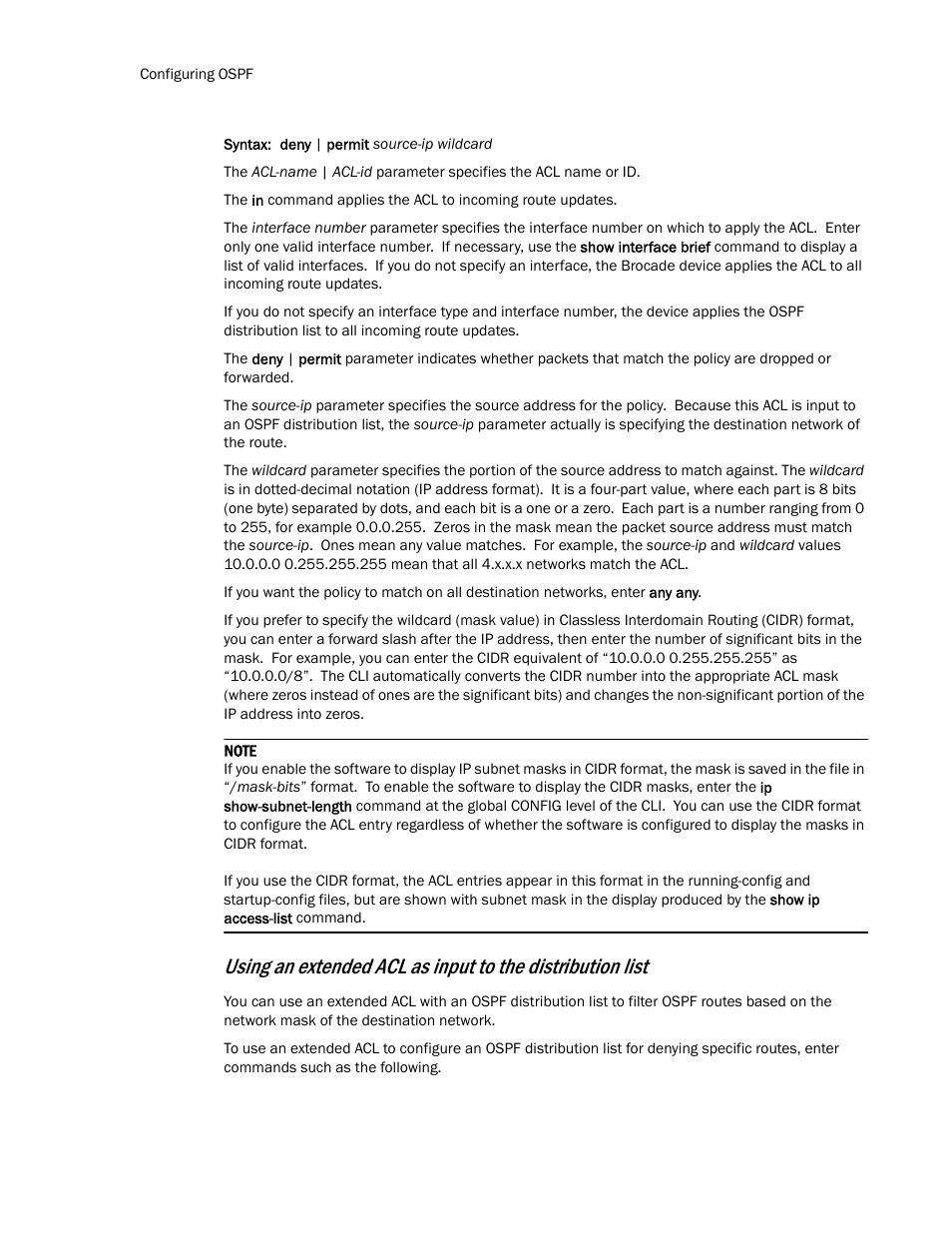 Brocade Communications Systems Layer 3 Routing Configuration ICX 6650 User Manual | Page 216 / 494