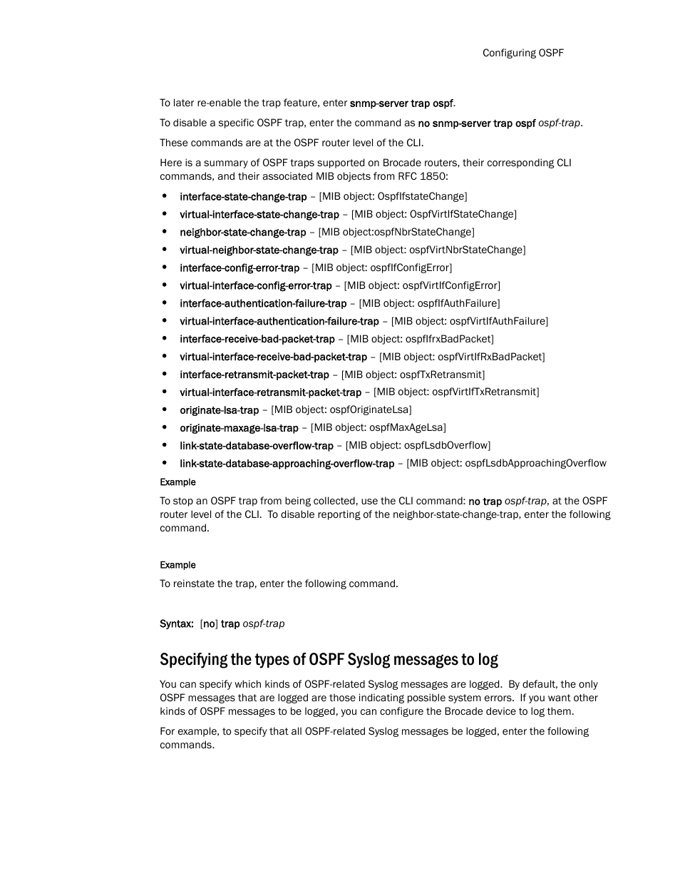 Brocade Communications Systems Layer 3 Routing Configuration ICX 6650 User Manual | Page 227 / 494