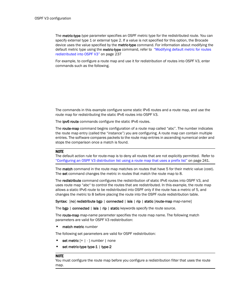 Brocade Communications Systems Layer 3 Routing Configuration ICX 6650 User Manual | Page 254 / 494