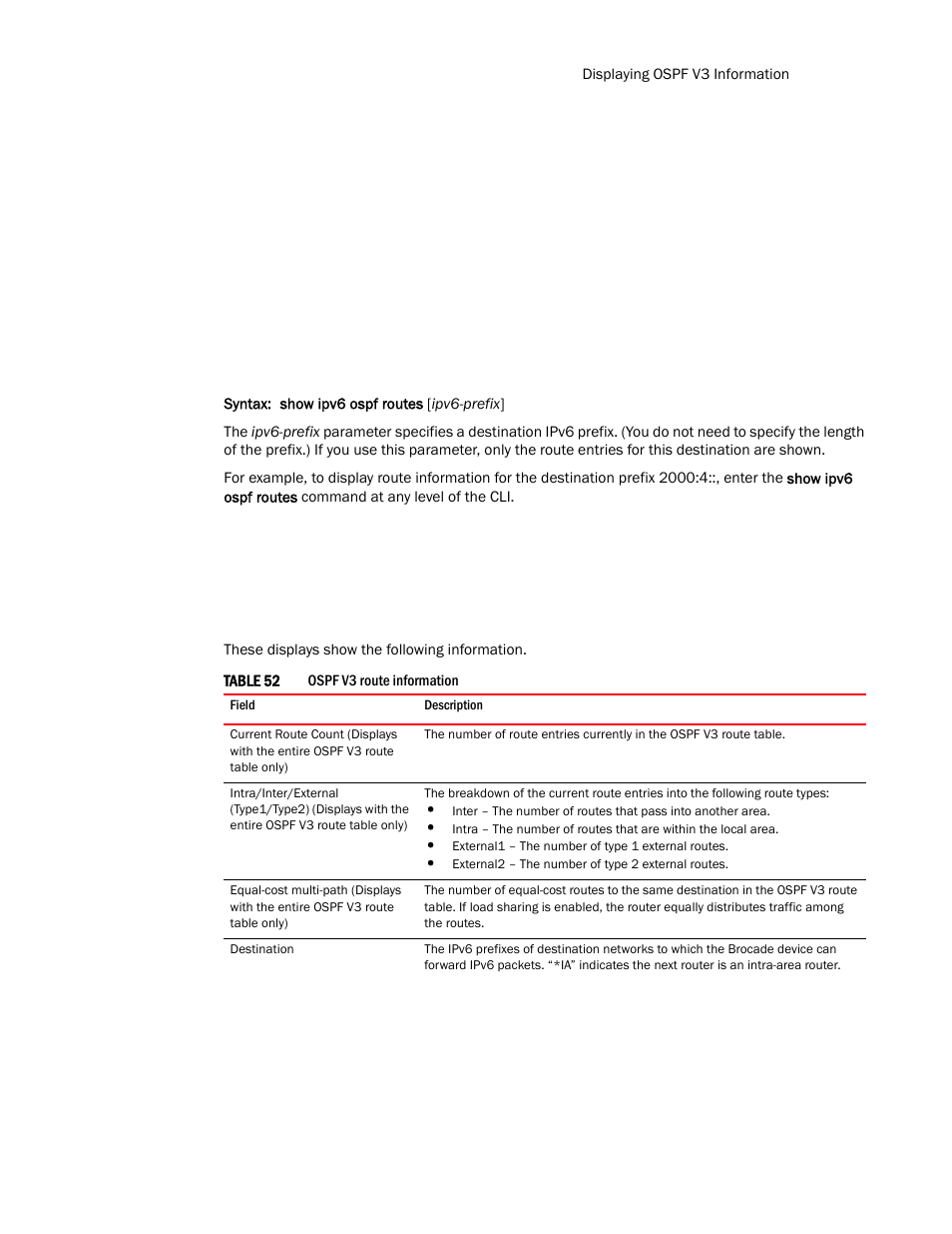 Brocade Communications Systems Layer 3 Routing Configuration ICX 6650 User Manual | Page 287 / 494