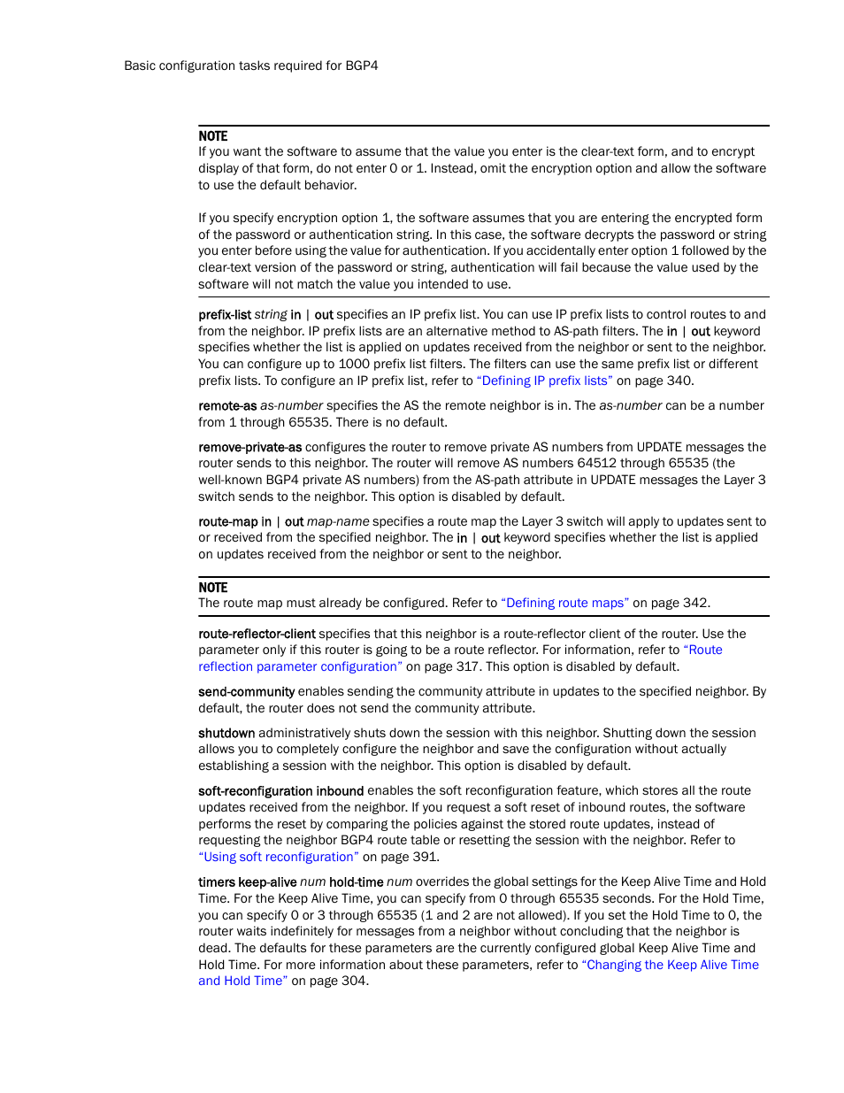 Brocade Communications Systems Layer 3 Routing Configuration ICX 6650 User Manual | Page 314 / 494