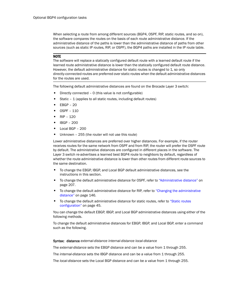 Brocade Communications Systems Layer 3 Routing Configuration ICX 6650 User Manual | Page 332 / 494