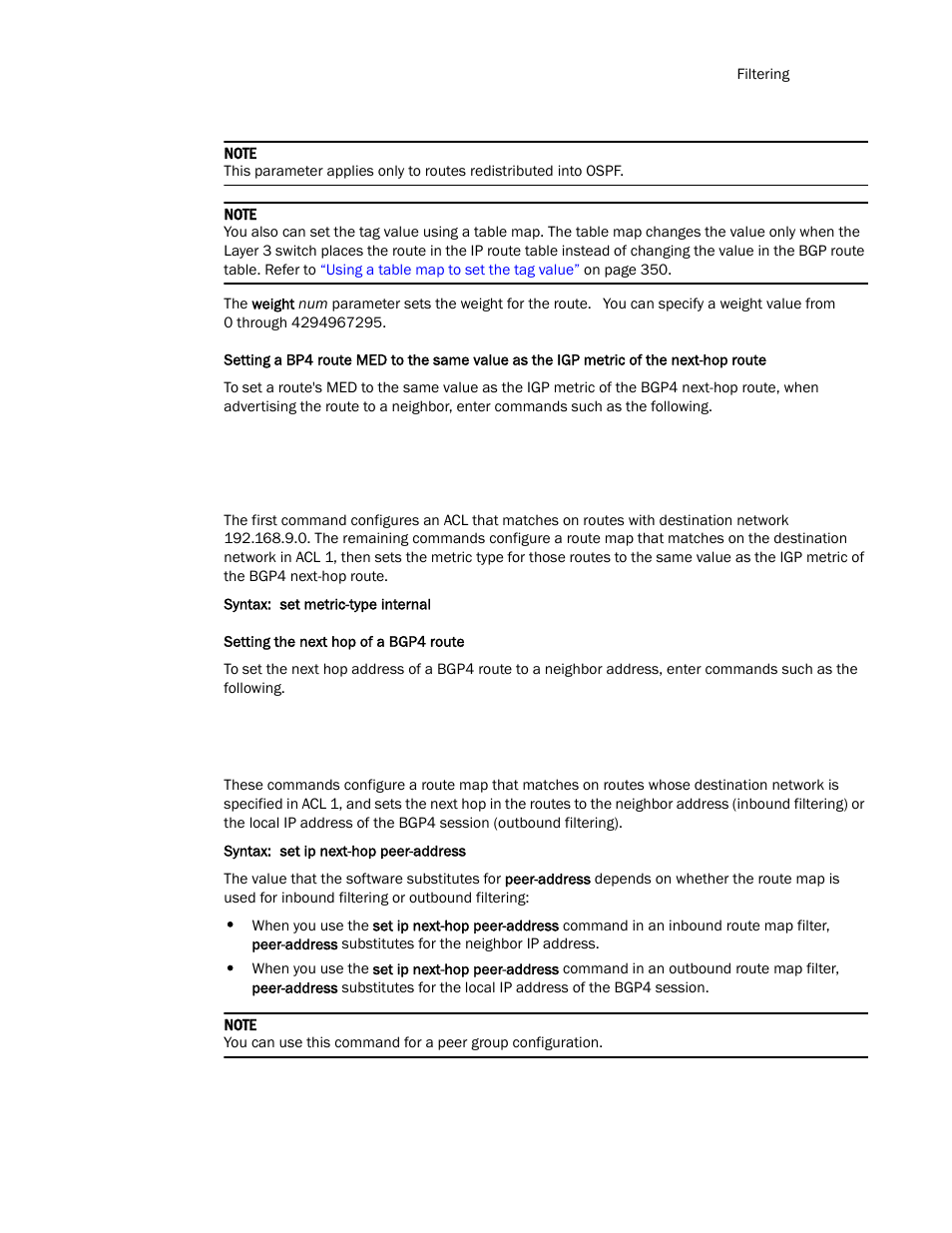 Brocade Communications Systems Layer 3 Routing Configuration ICX 6650 User Manual | Page 367 / 494