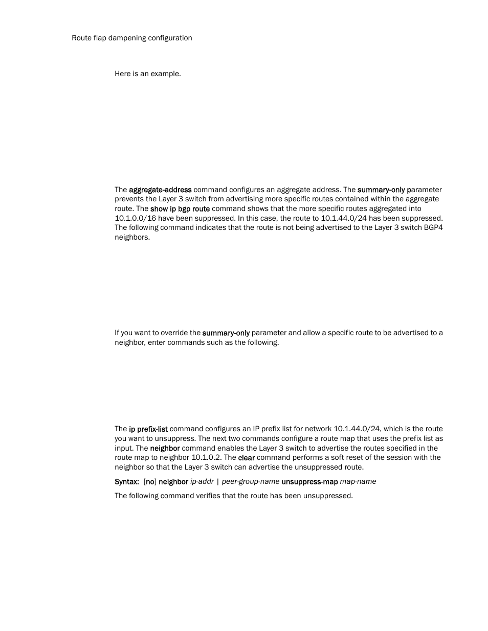 Brocade Communications Systems Layer 3 Routing Configuration ICX 6650 User Manual | Page 376 / 494