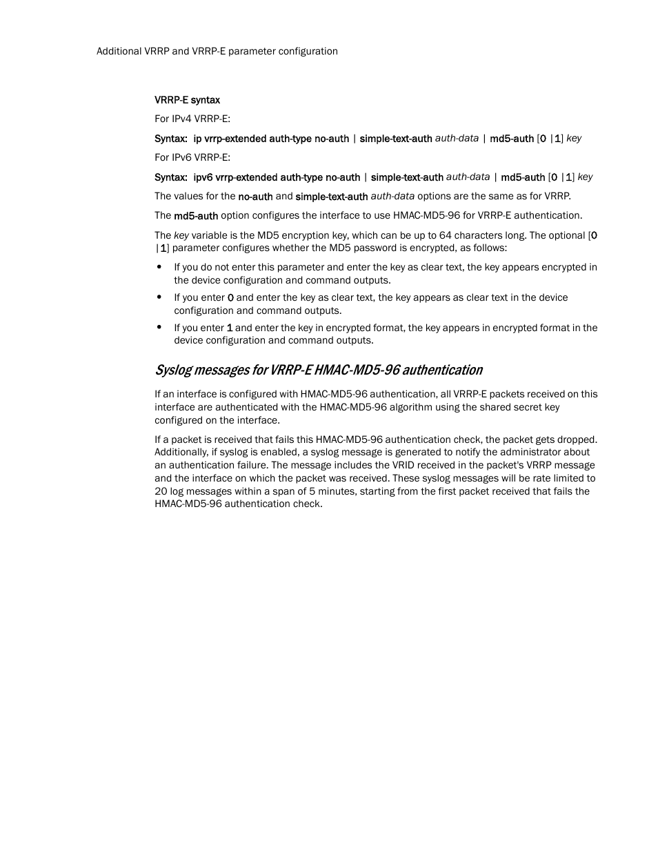 Brocade Communications Systems Layer 3 Routing Configuration ICX 6650 User Manual | Page 452 / 494