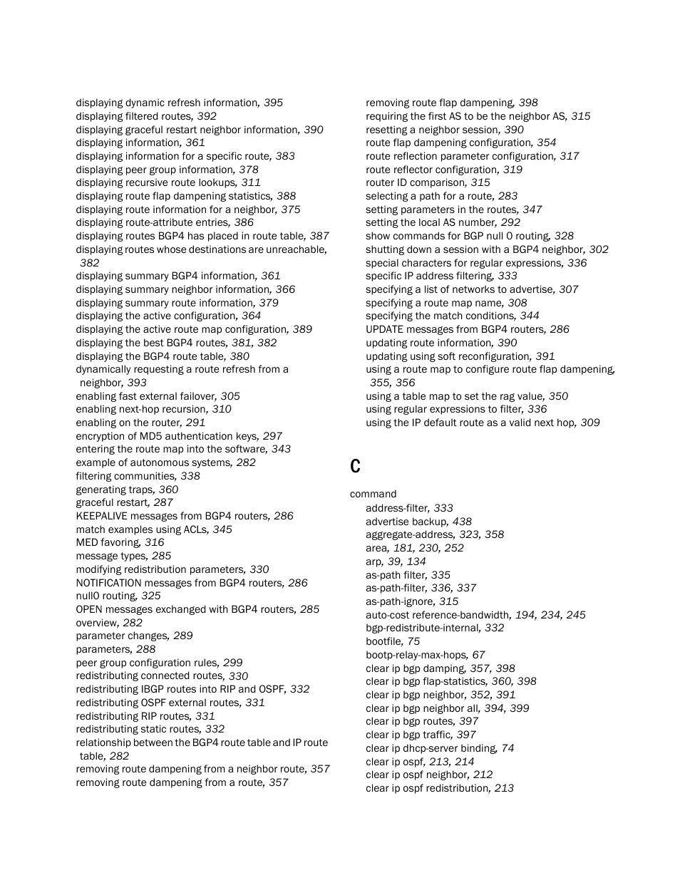 Brocade Communications Systems Layer 3 Routing Configuration ICX 6650 User Manual | Page 484 / 494