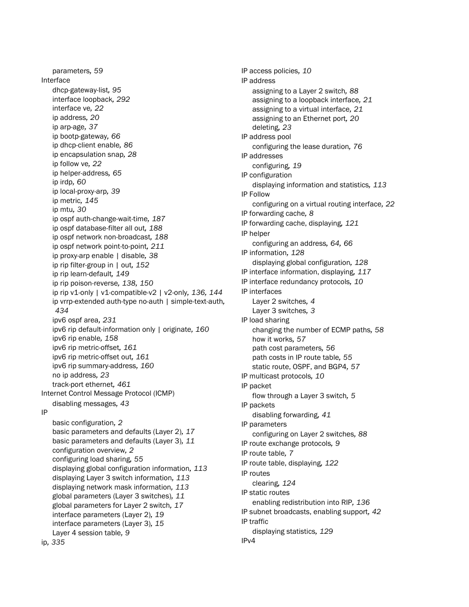 Brocade Communications Systems Layer 3 Routing Configuration ICX 6650 User Manual | Page 488 / 494
