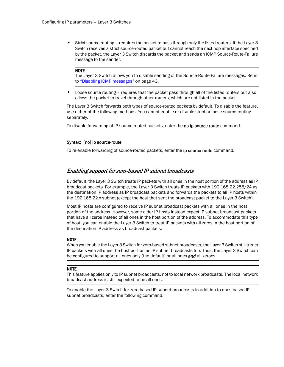 Brocade Communications Systems Layer 3 Routing Configuration ICX 6650 User Manual | Page 60 / 494