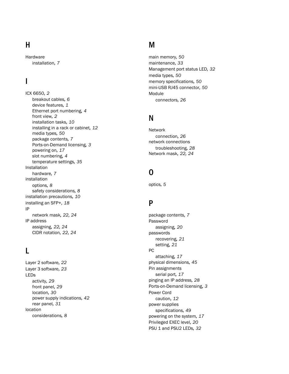 Brocade Communications Systems Brocade ICX 6650 53-1002599-01 User Manual | Page 84 / 86