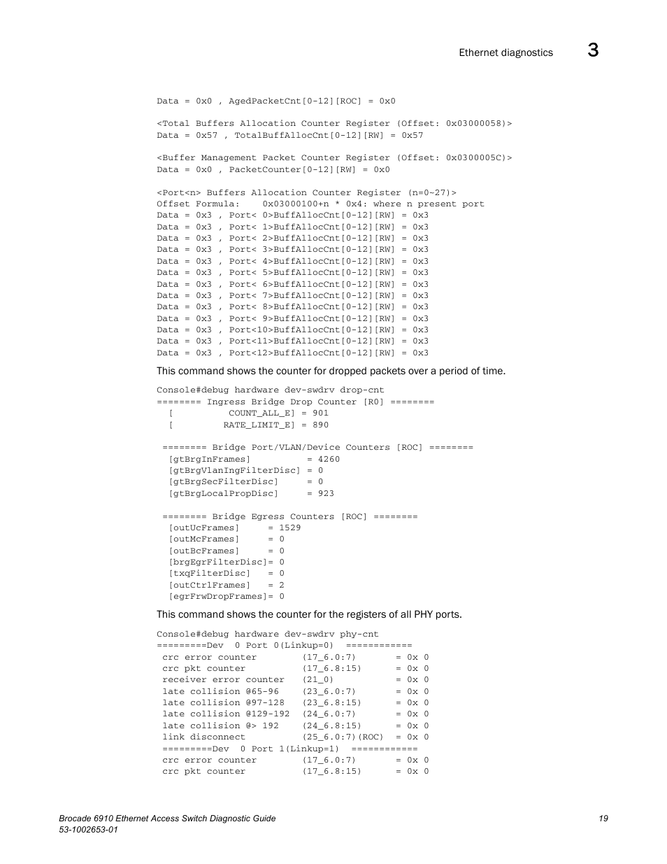 Draft: brocade confidential | Brocade 6910 Ethernet Access Switch Diagnostic Guide (Supporting R2.2.0.0) User Manual | Page 29 / 88