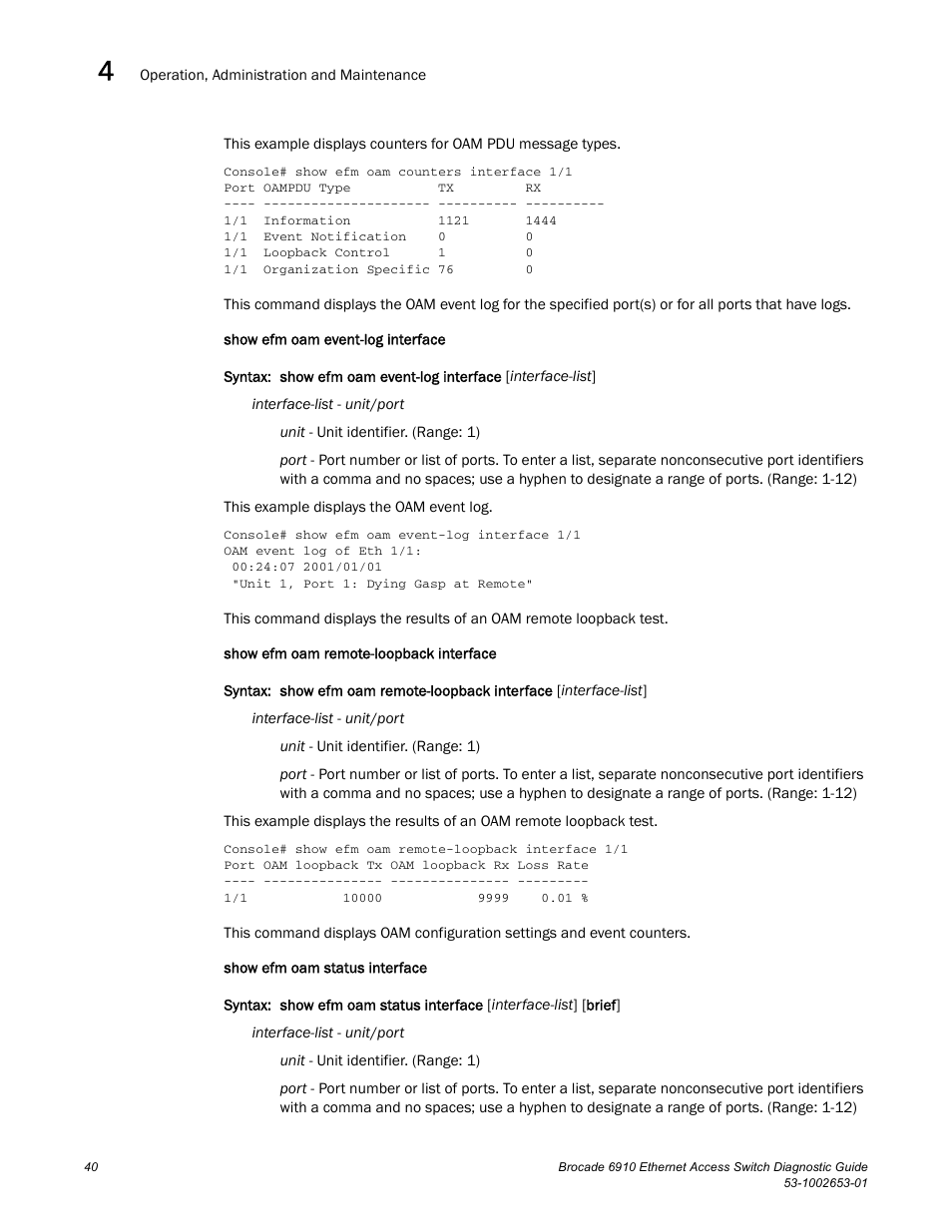 Draft: brocade confidential | Brocade 6910 Ethernet Access Switch Diagnostic Guide (Supporting R2.2.0.0) User Manual | Page 50 / 88