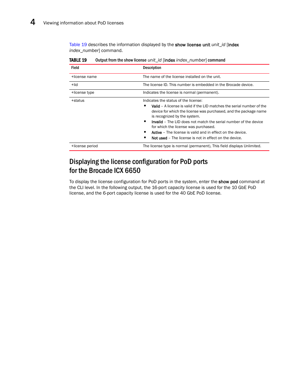 Displaying the | Brocade Communications Systems Brocade ICX 6650 User Manual | Page 112 / 330