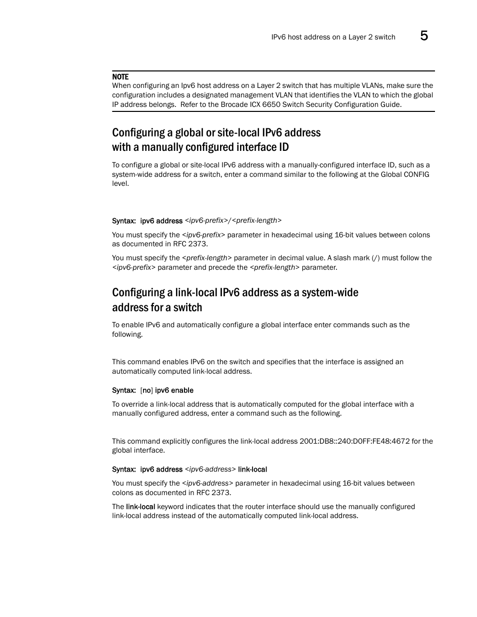 Brocade Communications Systems Brocade ICX 6650 User Manual | Page 125 / 330