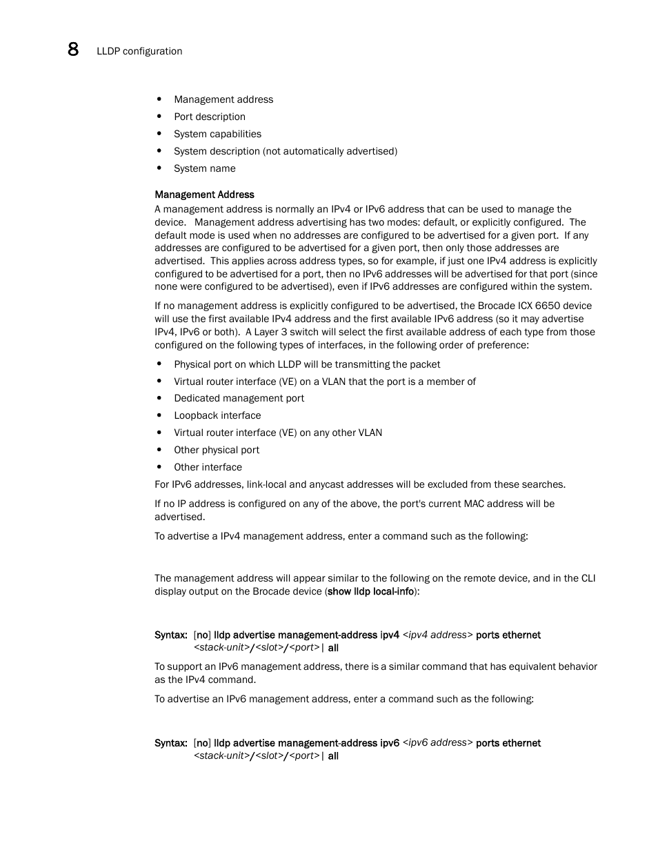Brocade Communications Systems Brocade ICX 6650 User Manual | Page 218 / 330