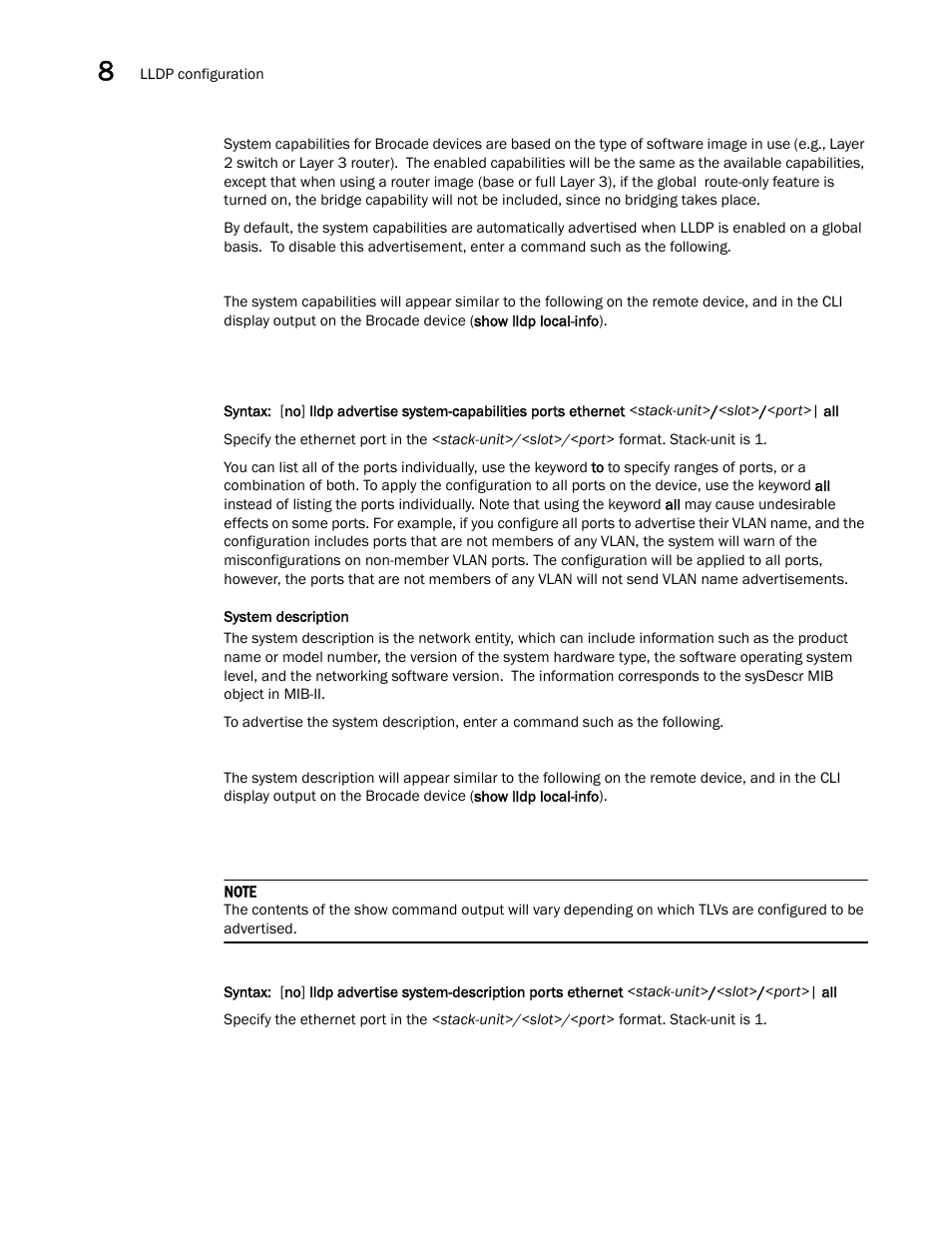 Brocade Communications Systems Brocade ICX 6650 User Manual | Page 220 / 330