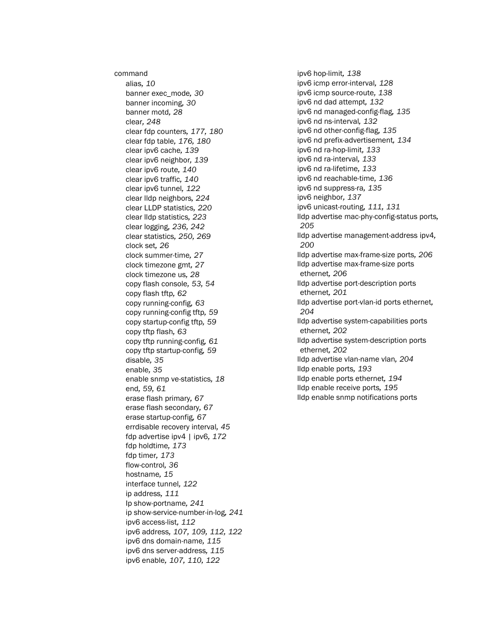 Brocade Communications Systems Brocade ICX 6650 User Manual | Page 320 / 330
