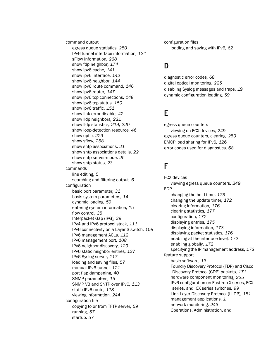 Brocade Communications Systems Brocade ICX 6650 User Manual | Page 322 / 330