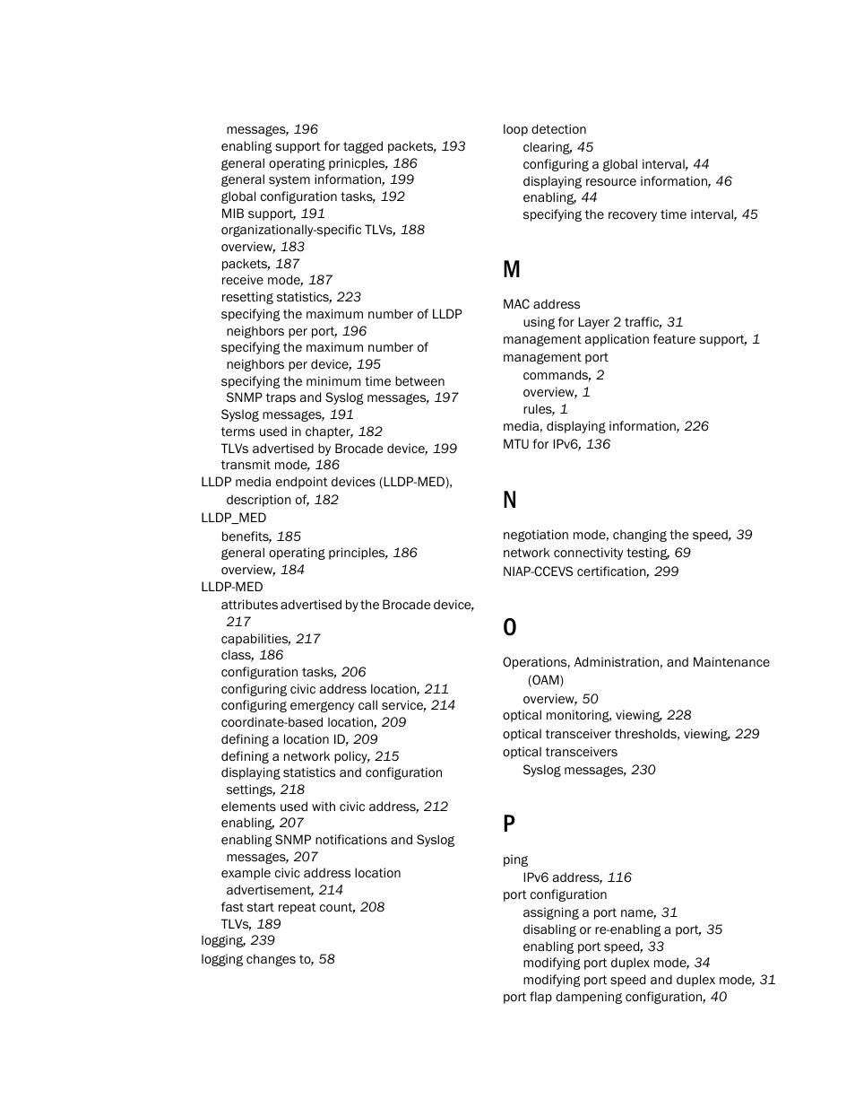 Brocade Communications Systems Brocade ICX 6650 User Manual | Page 325 / 330