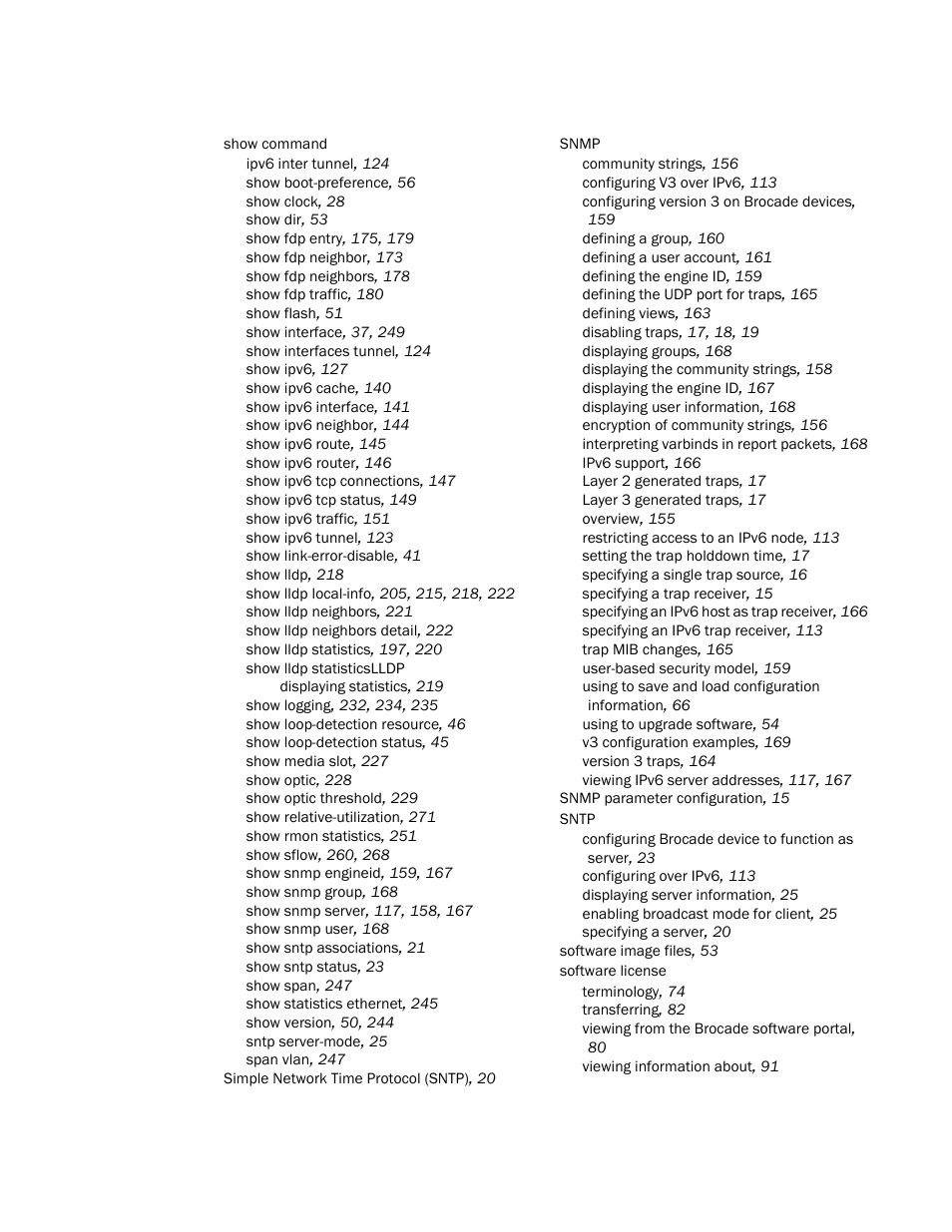 Brocade Communications Systems Brocade ICX 6650 User Manual | Page 327 / 330
