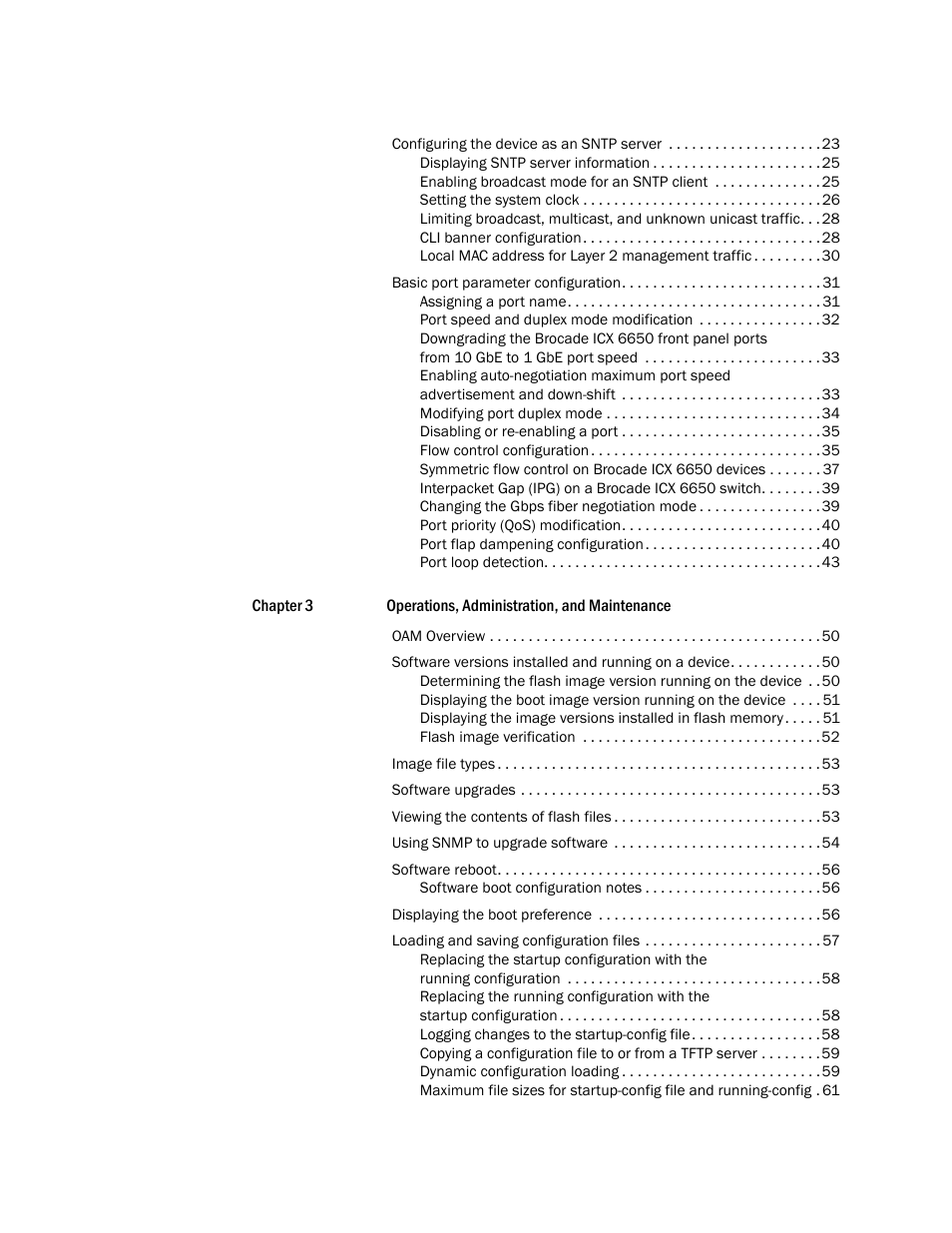 Brocade Communications Systems Brocade ICX 6650 User Manual | Page 4 / 330