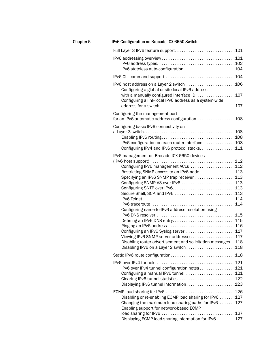 Brocade Communications Systems Brocade ICX 6650 User Manual | Page 6 / 330
