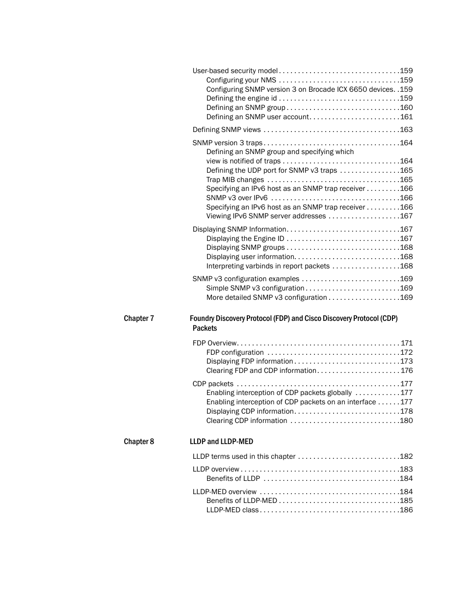 Brocade Communications Systems Brocade ICX 6650 User Manual | Page 8 / 330