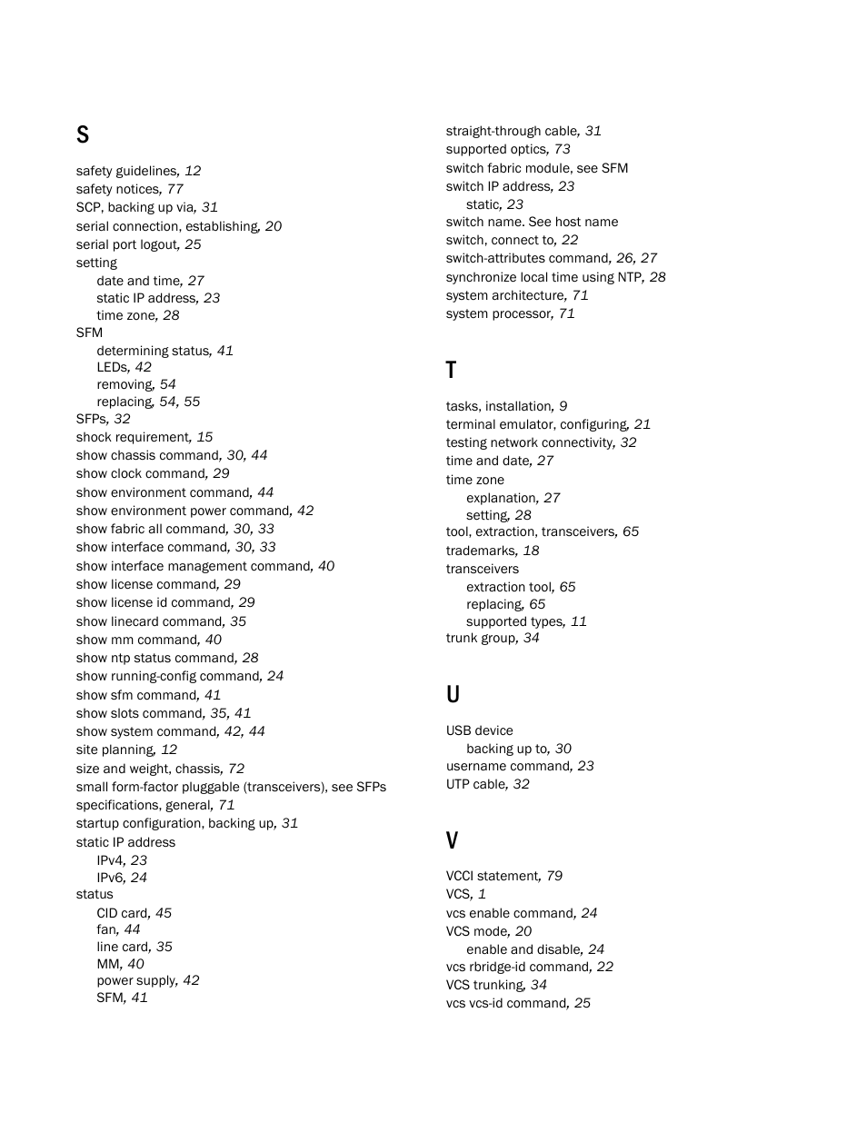 Brocade Communications Systems Brocade VDX 8770-4 User Manual | Page 114 / 116