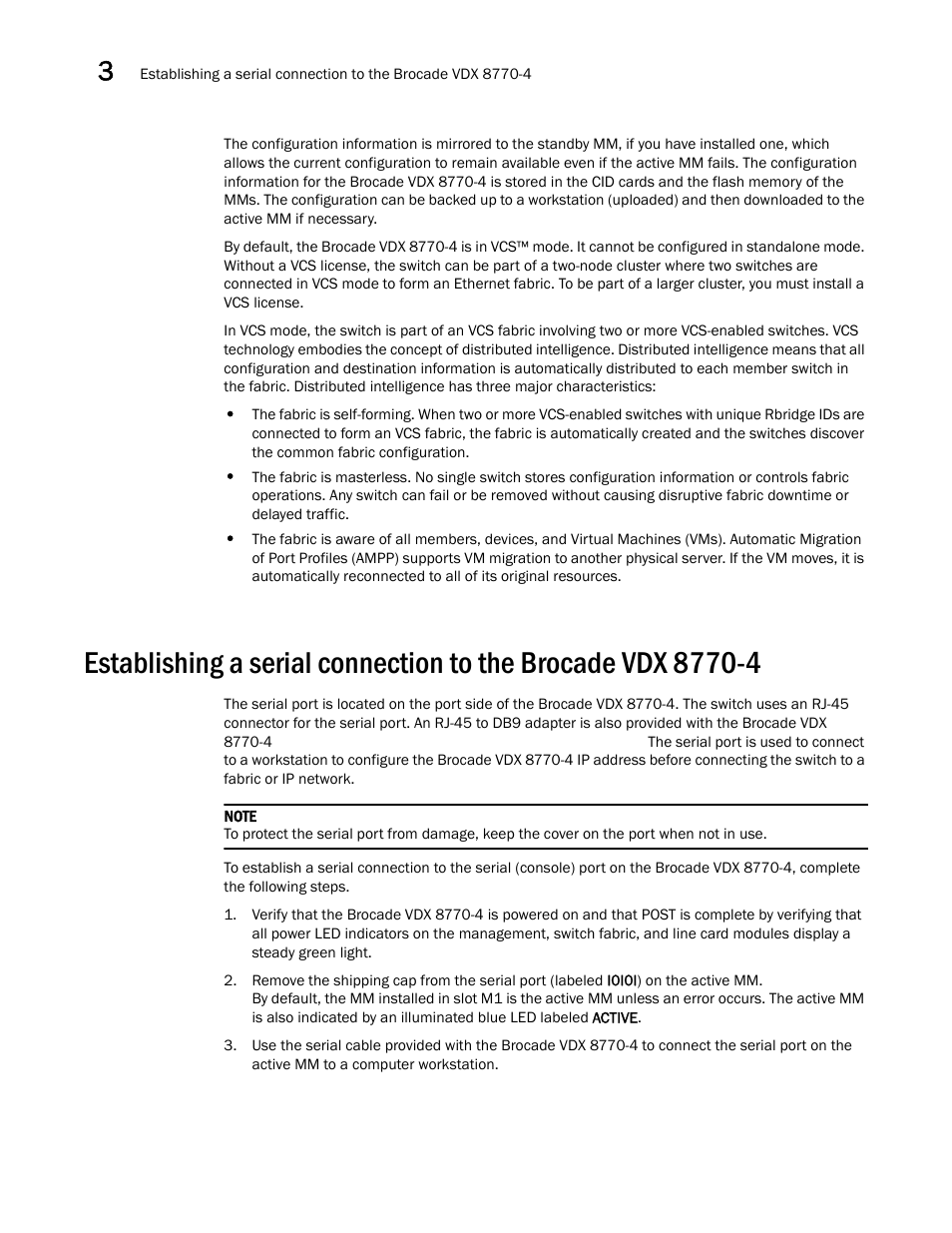 Brocade Communications Systems Brocade VDX 8770-4 User Manual | Page 40 / 116