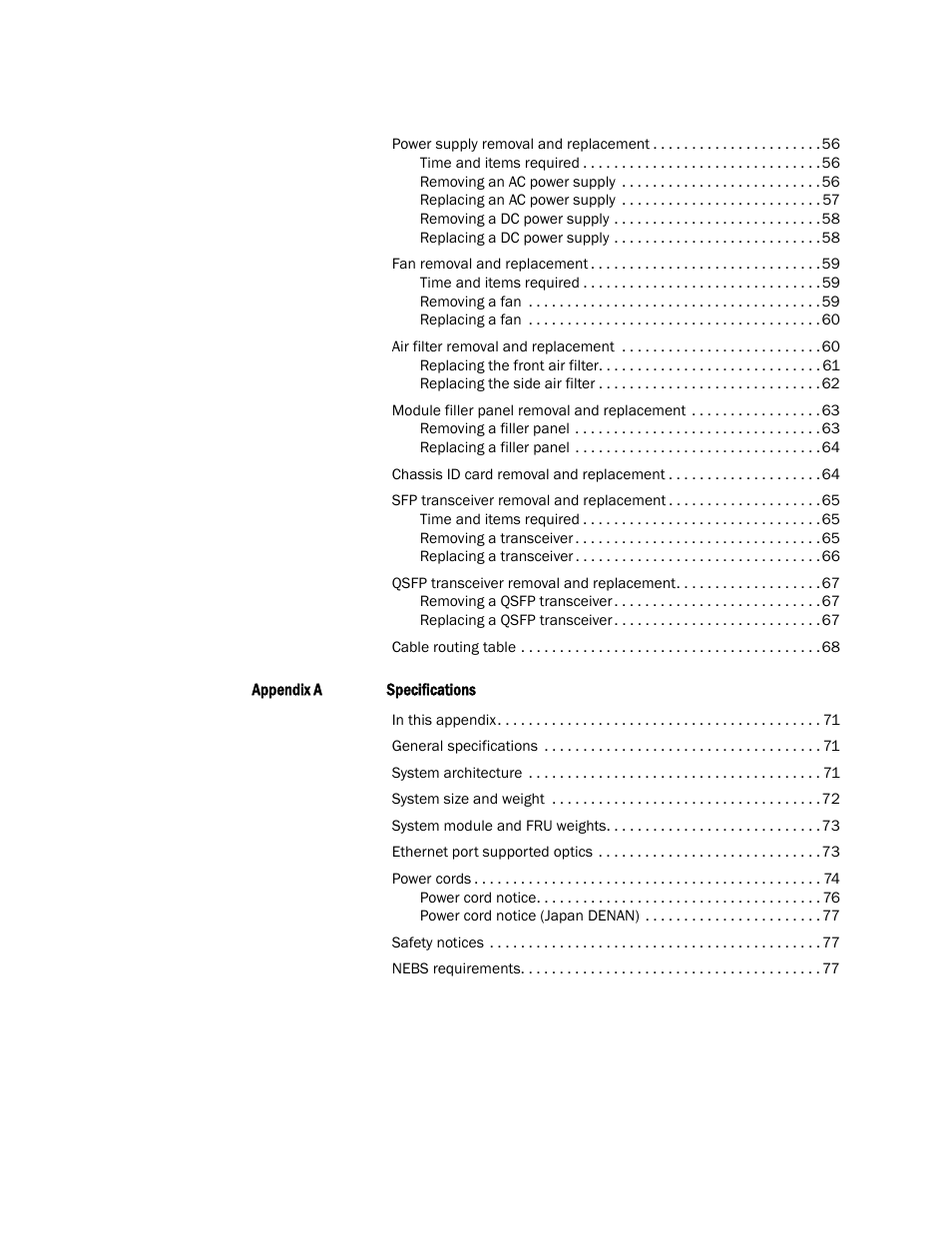 Brocade Communications Systems Brocade VDX 8770-4 User Manual | Page 8 / 116