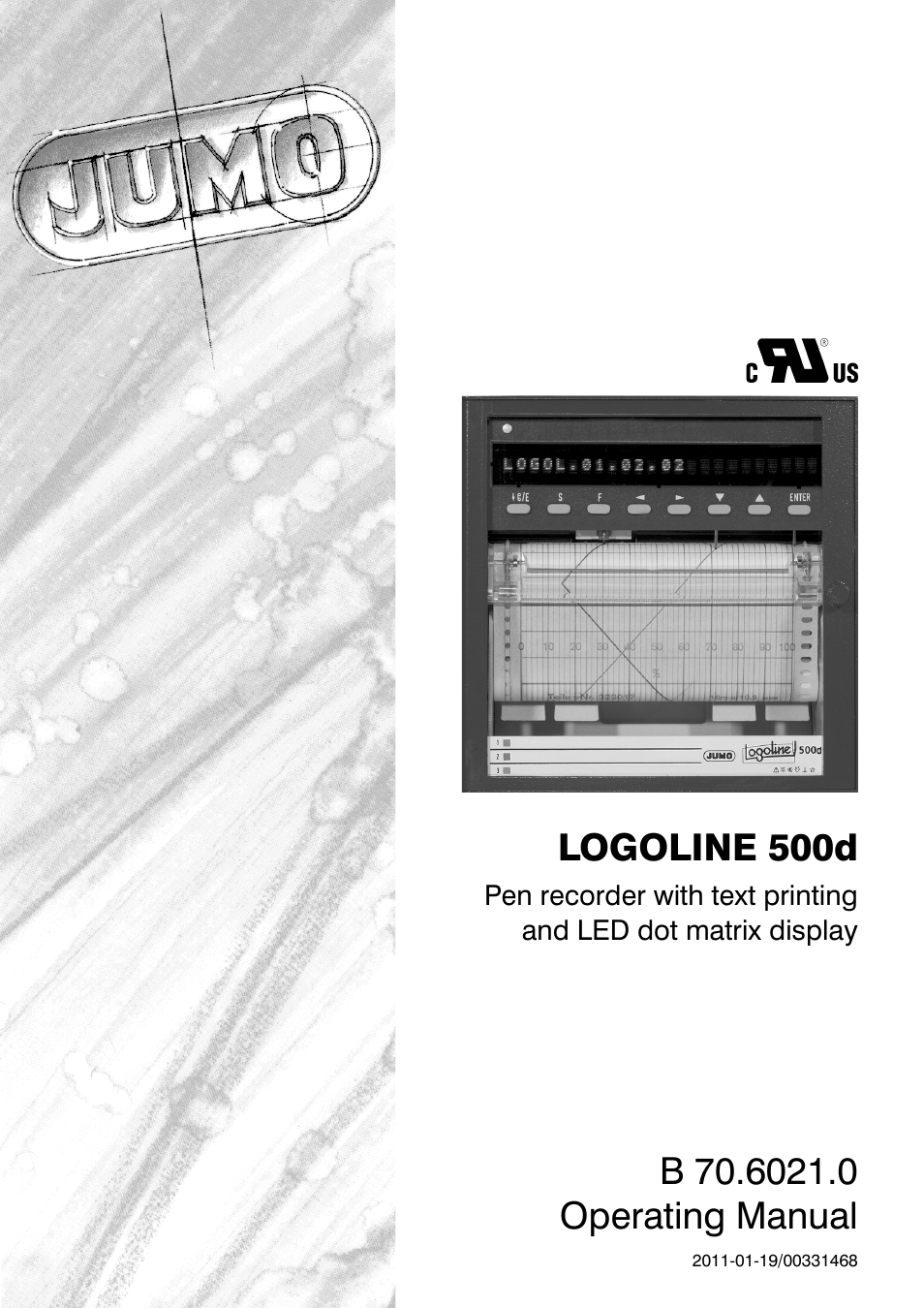 JUMO 706021 LOGOLINE 500d Line Recorder Operating Manual User Manual | 140 pages