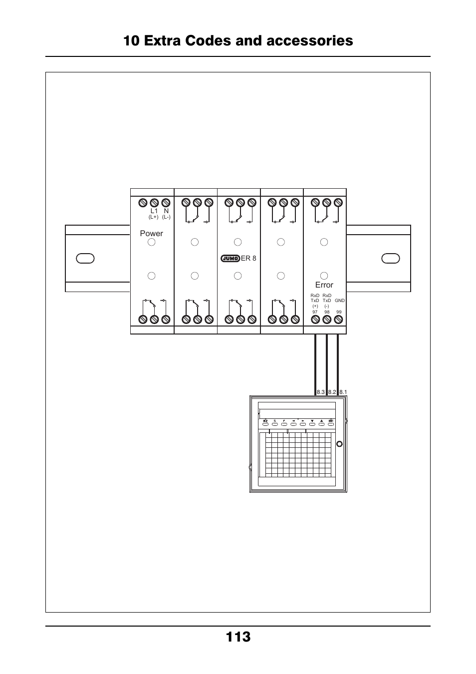JUMO 706021 LOGOLINE 500d Line Recorder Operating Manual User Manual | Page 113 / 140