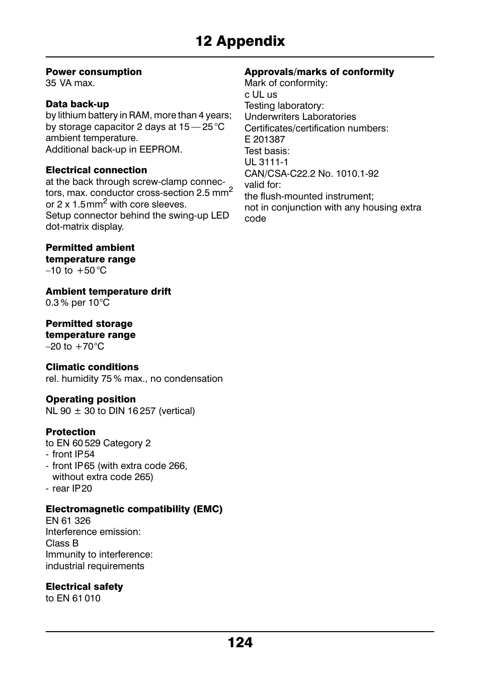 JUMO 706021 LOGOLINE 500d Line Recorder Operating Manual User Manual | Page 124 / 140