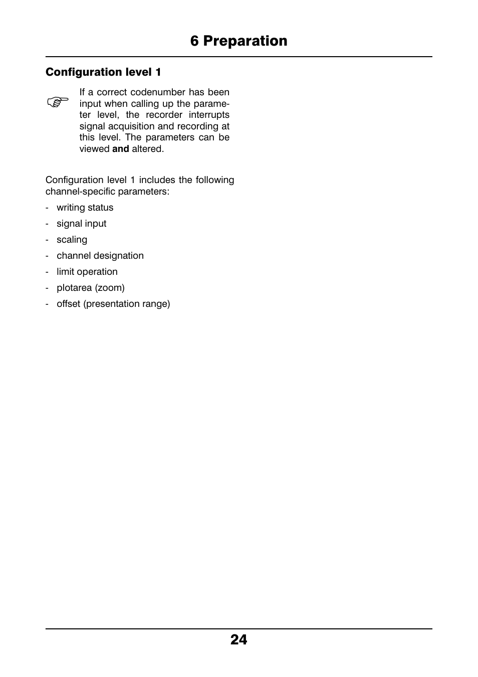 6 preparation 24 | JUMO 706021 LOGOLINE 500d Line Recorder Operating Manual User Manual | Page 24 / 140
