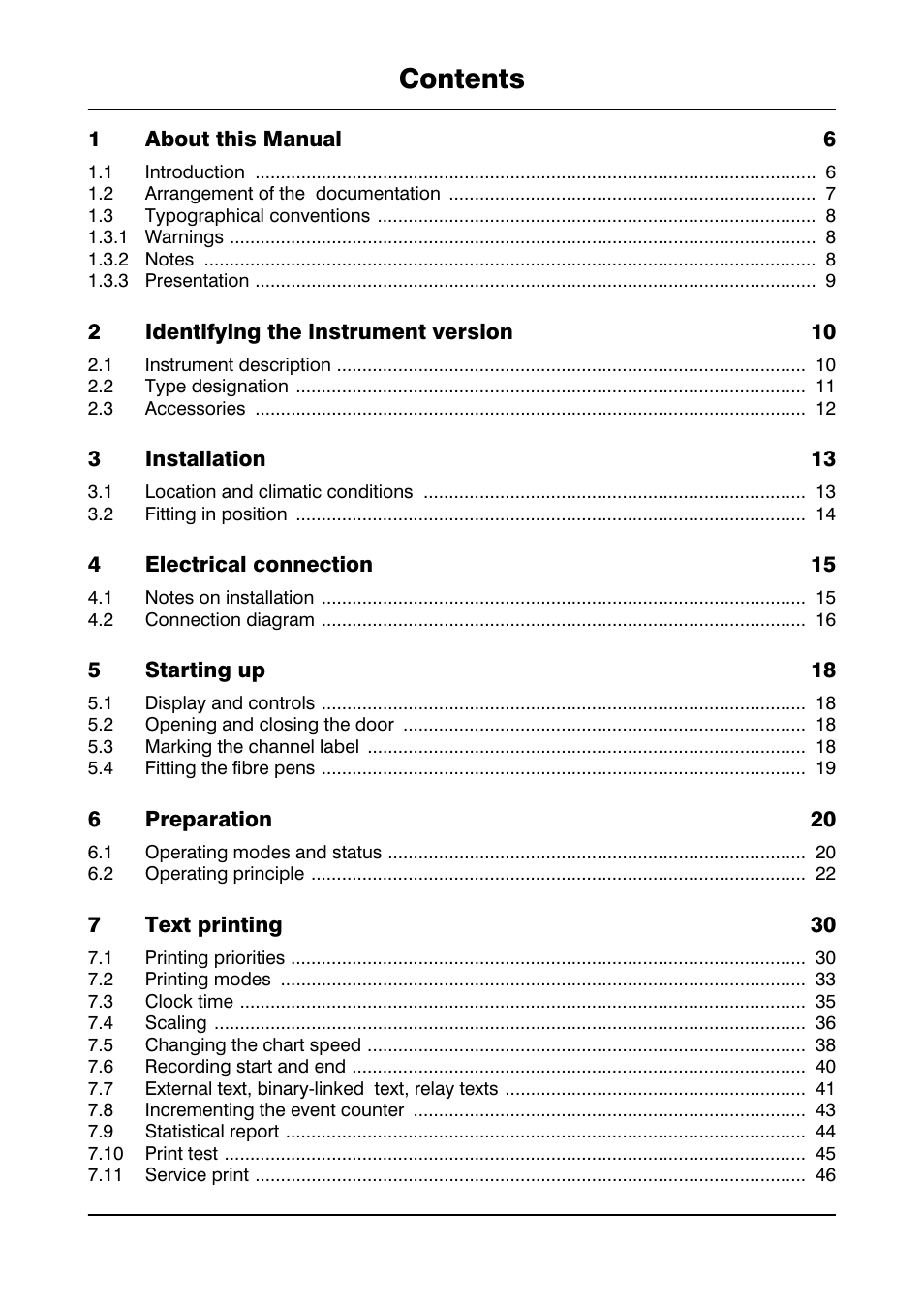 JUMO 706021 LOGOLINE 500d Line Recorder Operating Manual User Manual | Page 3 / 140