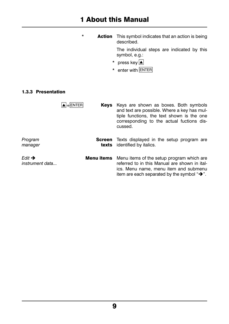 3 presentation, 1 about this manual 9 | JUMO 706021 LOGOLINE 500d Line Recorder Operating Manual User Manual | Page 9 / 140