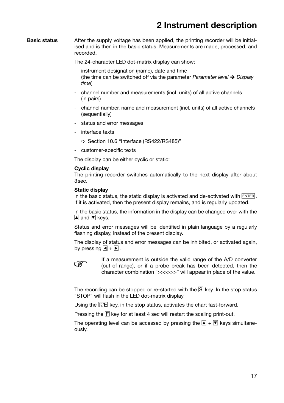 2 instrument description | JUMO 706030 LOGOPRINT 500 Printing Recorder Operating Manual User Manual | Page 17 / 116