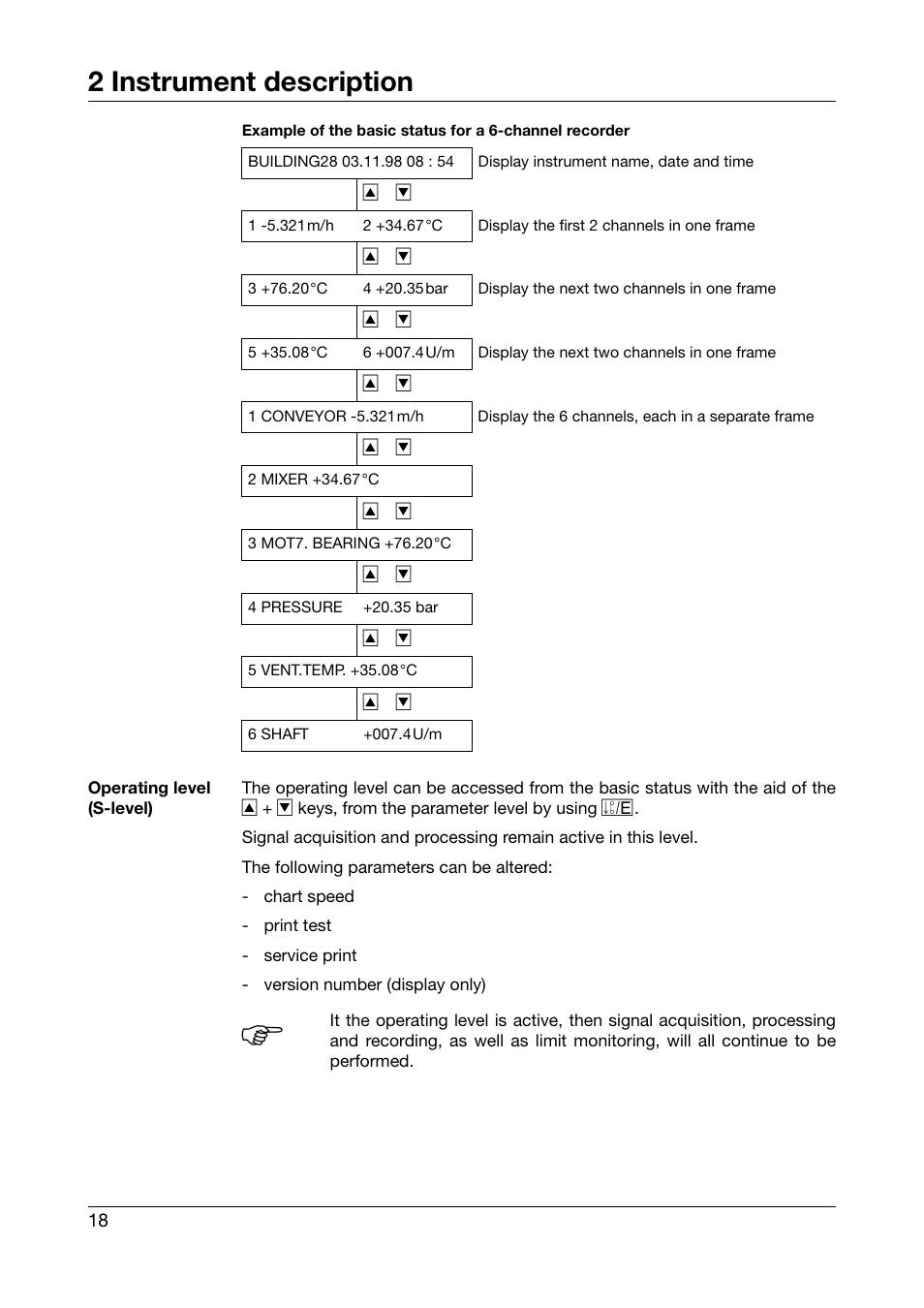 2 instrument description | JUMO 706030 LOGOPRINT 500 Printing Recorder Operating Manual User Manual | Page 18 / 116