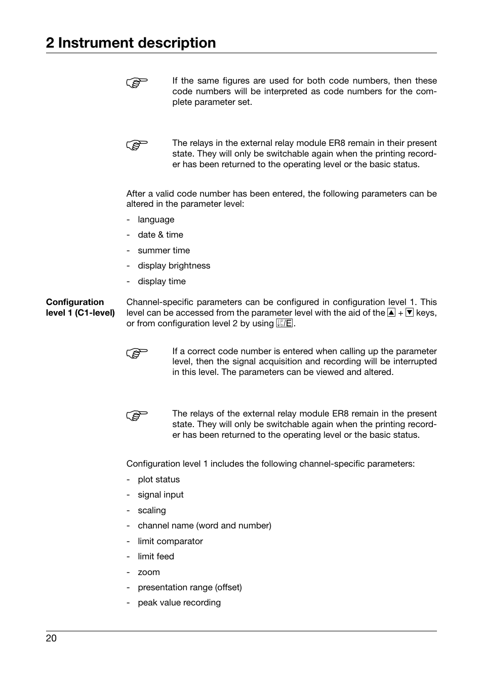 2 instrument description | JUMO 706030 LOGOPRINT 500 Printing Recorder Operating Manual User Manual | Page 20 / 116