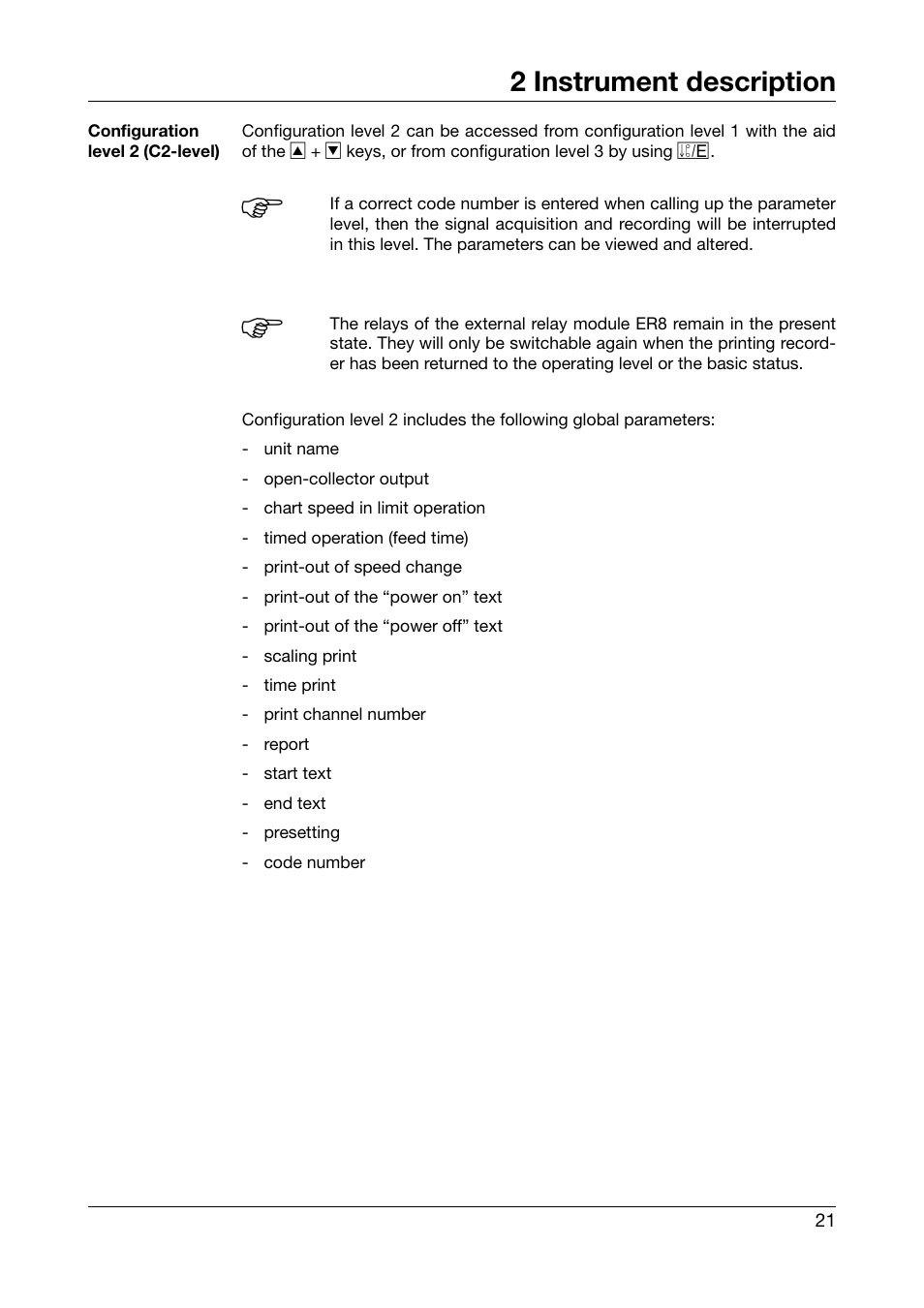2 instrument description | JUMO 706030 LOGOPRINT 500 Printing Recorder Operating Manual User Manual | Page 21 / 116