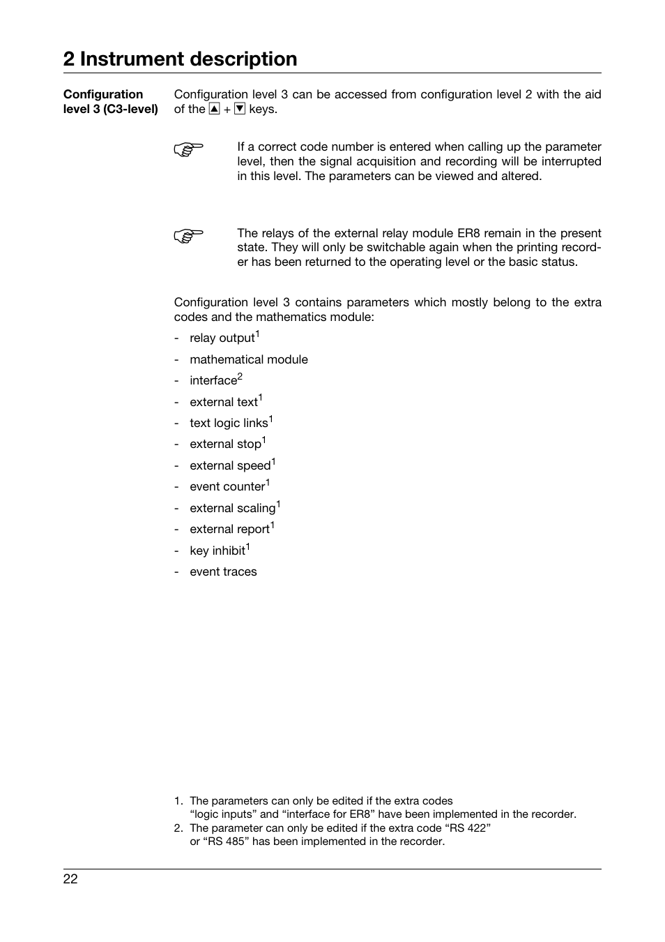 2 instrument description | JUMO 706030 LOGOPRINT 500 Printing Recorder Operating Manual User Manual | Page 22 / 116