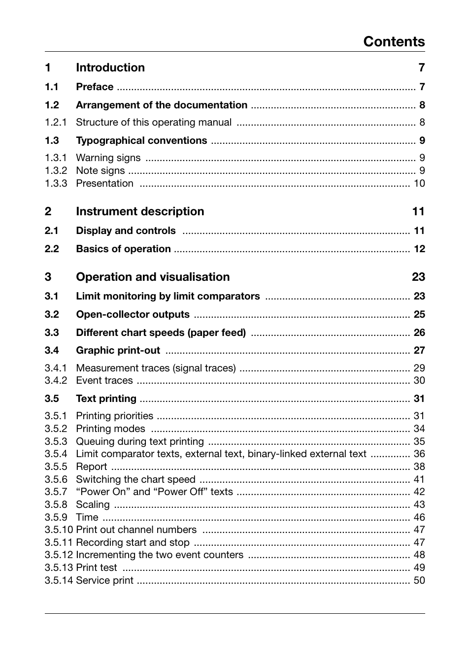 JUMO 706030 LOGOPRINT 500 Printing Recorder Operating Manual User Manual | Page 3 / 116