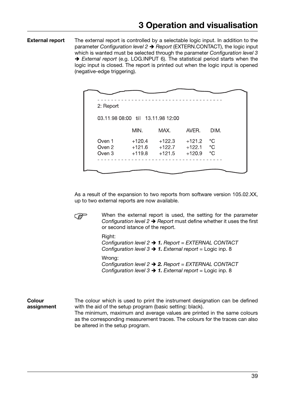 3 operation and visualisation | JUMO 706030 LOGOPRINT 500 Printing Recorder Operating Manual User Manual | Page 39 / 116