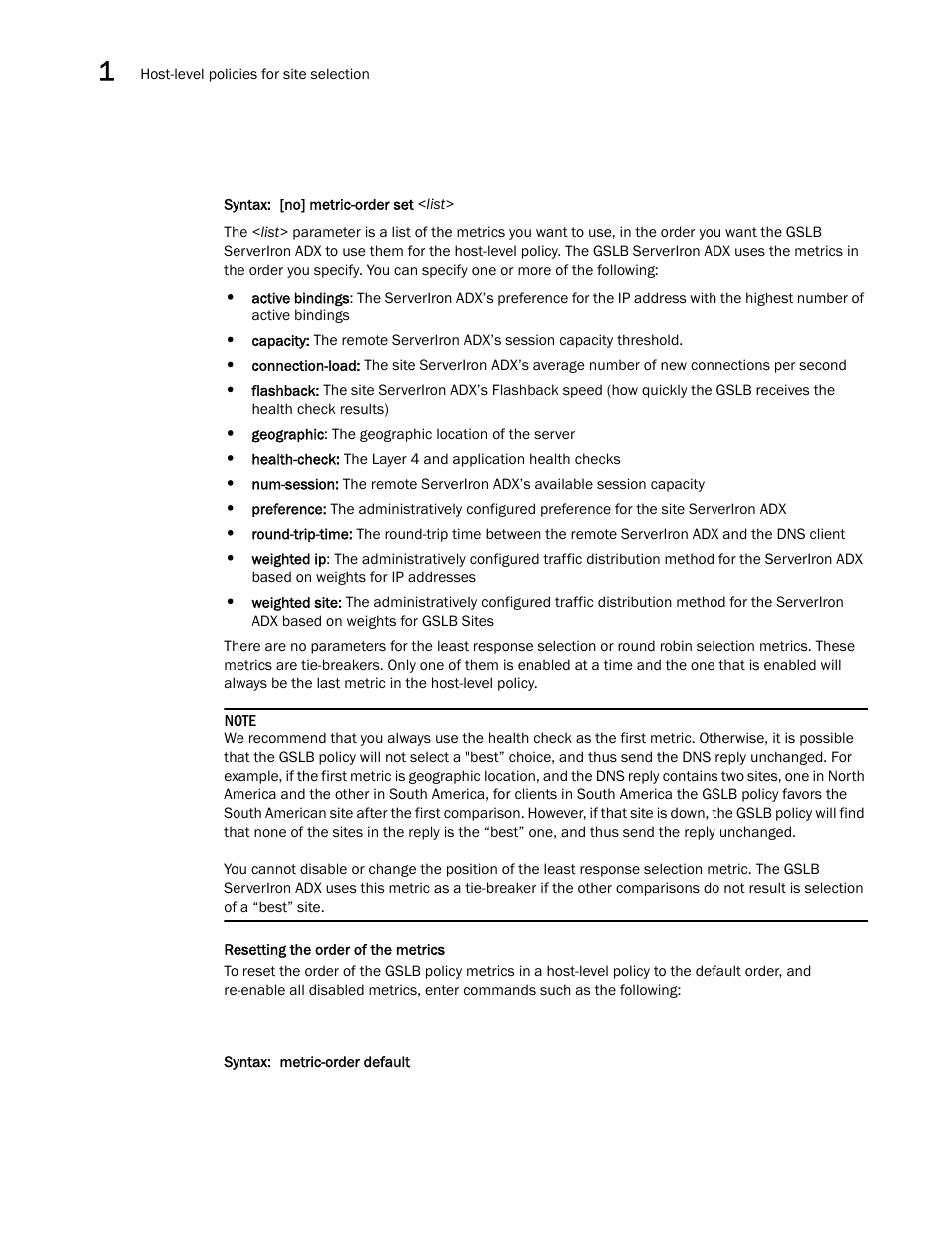 Brocade Communications Systems ServerIron ADX 12.4.00 User Manual | Page 134 / 267