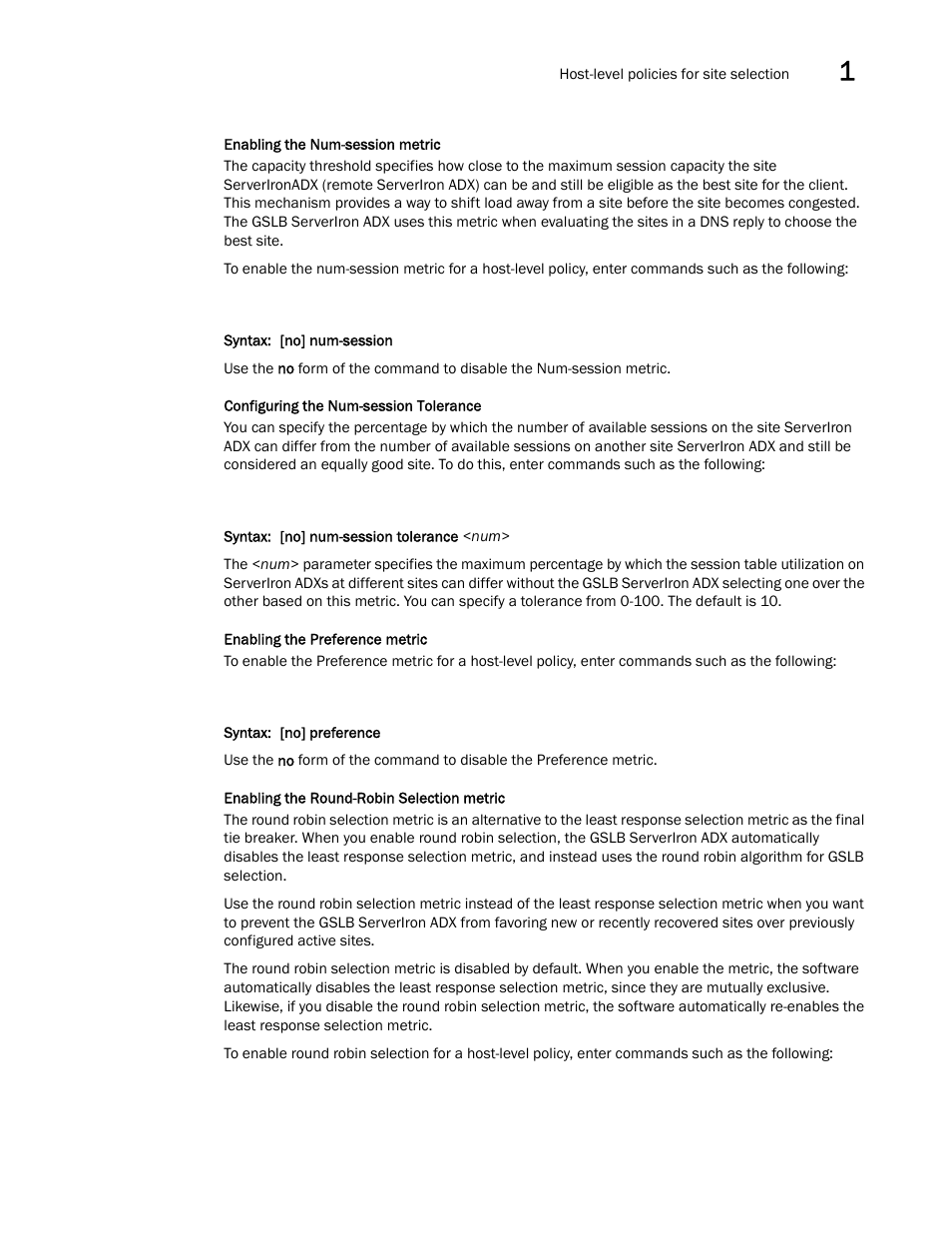 Brocade Communications Systems ServerIron ADX 12.4.00 User Manual | Page 135 / 267