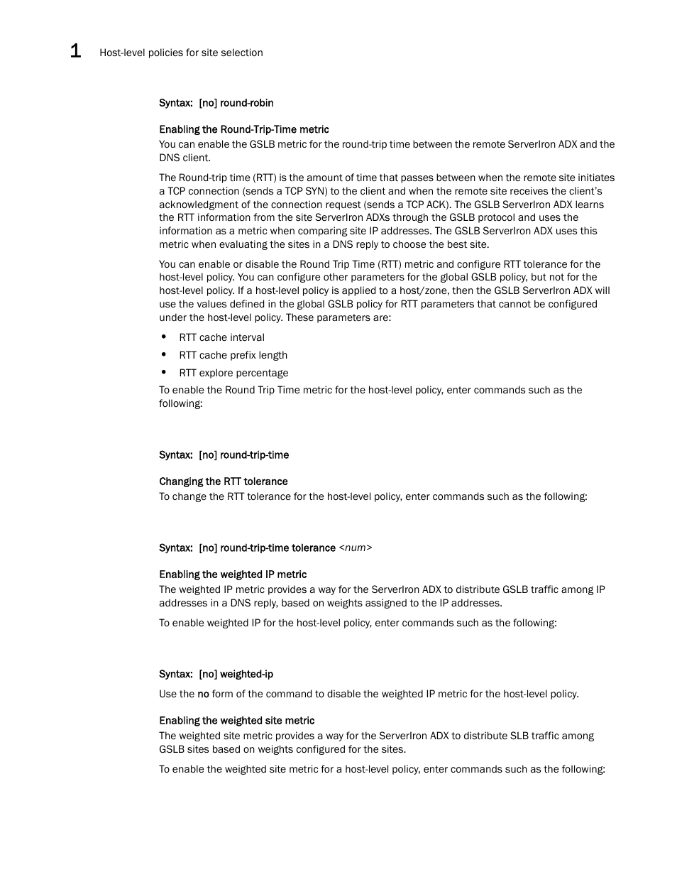 Brocade Communications Systems ServerIron ADX 12.4.00 User Manual | Page 136 / 267